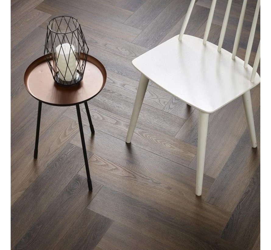 Floorlife pvc Yup Herringbone warm brown