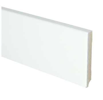 Sfeer Plinten BL MDF plint 90x12 V313 wit gegrond recht