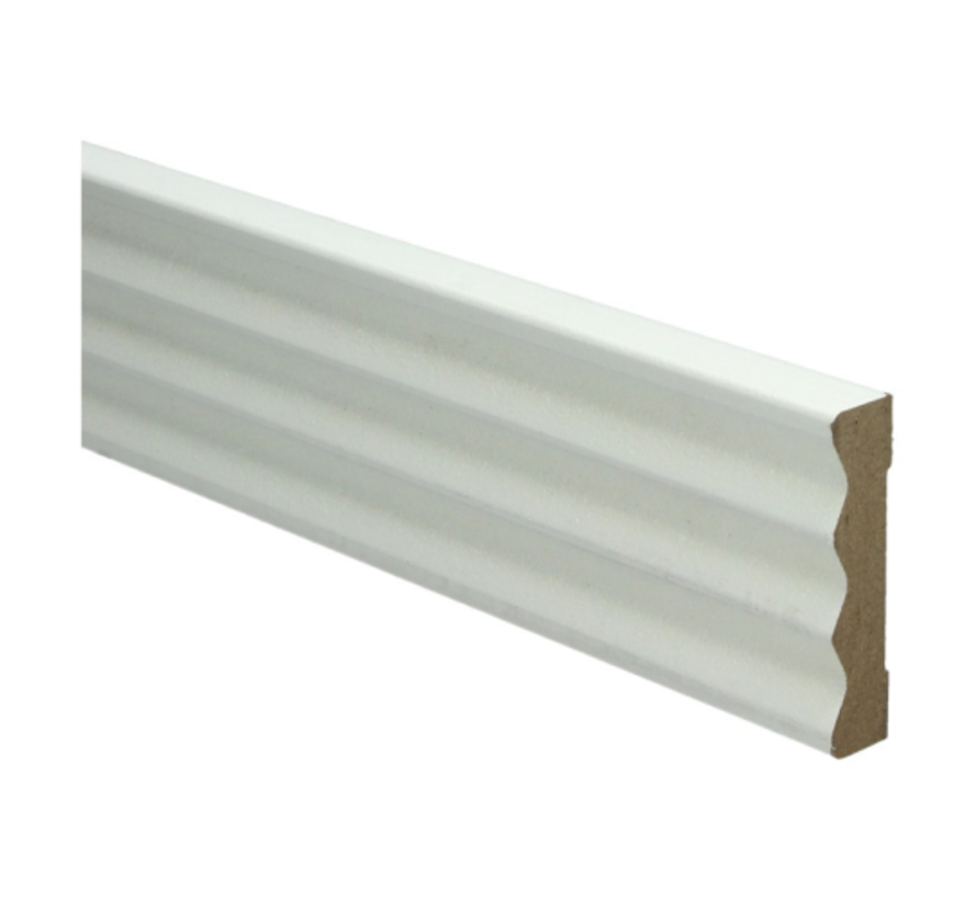 MDF Klassieke architraaf 70x15 wit voorg. RAL 9010
