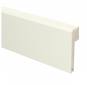MDF Renovatieplint Klassiek 85x22 RAL 9010+uitsp.