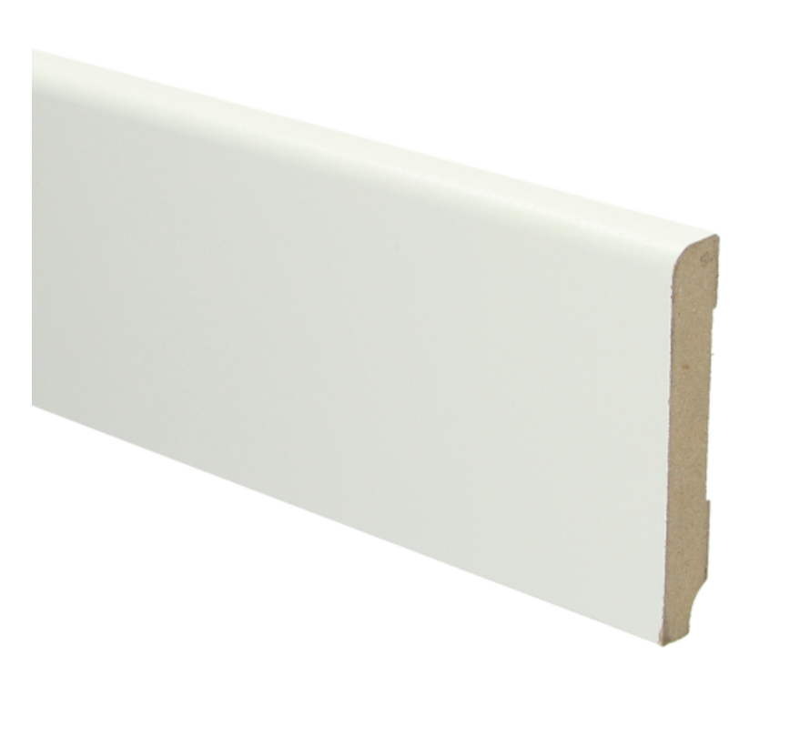 MDF Koloniale plint 90x15 wit voorgelakt RAL 9010