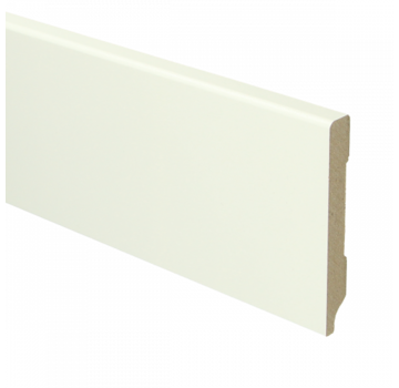 Sfeer Plinten MDF Moderne plint 90x15 wit voorgelakt RAL 9010