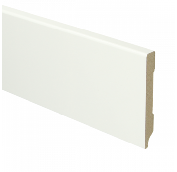 Sfeer Plinten MDF Moderne plint 90x12 voorgelakt RAL 9016