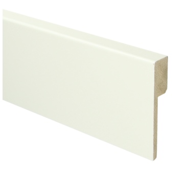 Sfeer Plinten MDF Renovatieplint modern 90x18 voorgel. RAL 9010