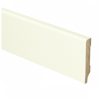 Sfeer Plinten MDF Moderne plint 55x9 wit voorgelakt RAL 9010