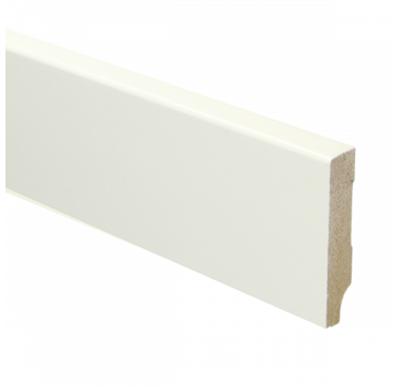 Sfeer Plinten MDF Moderne plint 55x12 wit voorgelakt RAL 9010