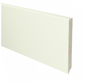 Sfeer Plinten MDF Moderne plint 150x15 wit voorgelakt RAL 9010