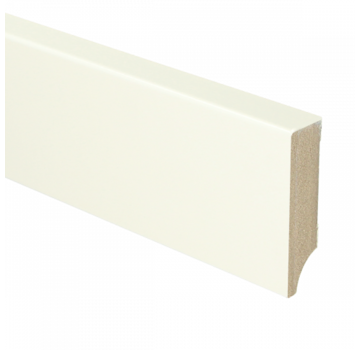 Sfeer Plinten MDF Moderne plint 70x18 wit voorgelakt RAL 9010