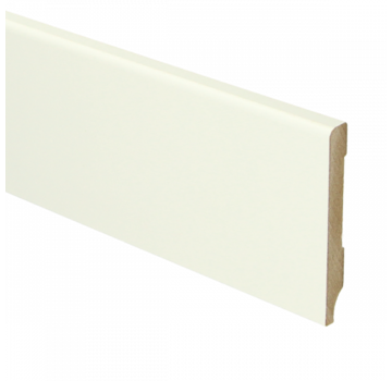 Sfeer Plinten MDF Moderne plint 70x9 wit voorgelakt RAL 9010