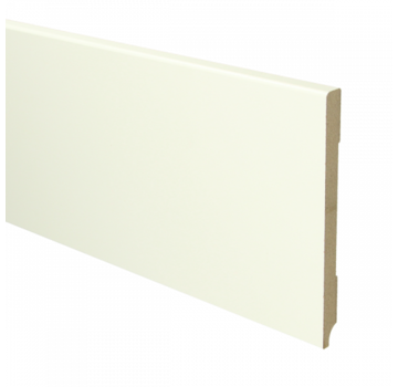 Sfeer Plinten MDF Moderne plint 150x12 wit voorgelakt RAL 9010