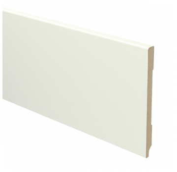 Sfeer Plinten MDF Moderne plint 120x9 wit voorgelakt RAL 9010
