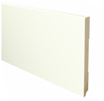 Sfeer Plinten MDF Moderne plint 190x15 wit voorgelakt RAL 9010