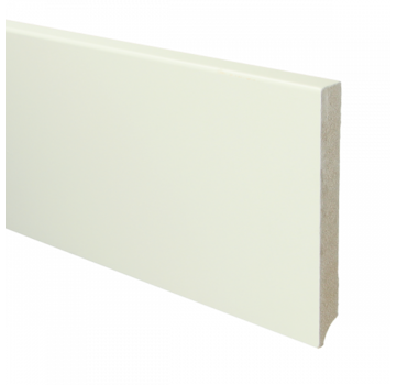 Sfeer Plinten MDF Moderne plint 150x18 wit voorgelakt RAL 9010