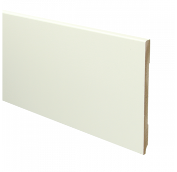 Sfeer Plinten MDF Moderne plint 150x9 wit voorgelakt RAL 9010