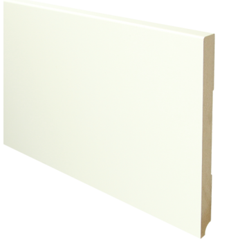 Sfeer Plinten MDF Moderne plint 220x18 wit voorgelakt RAL 9010