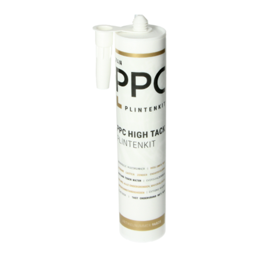 PPC High Tack Plintenkit - wit 290 ml