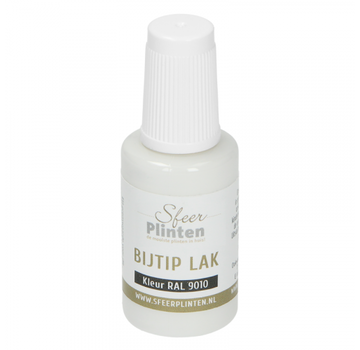 Sfeer Plinten Sfeerplinten bij-tip-lak RAL 9010 - 20 ml