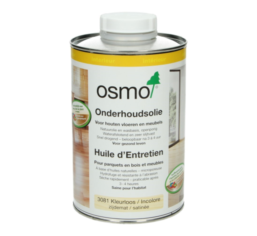 OSMO Onderhoudsolie Kleurloos zijdemat 3081 1 L