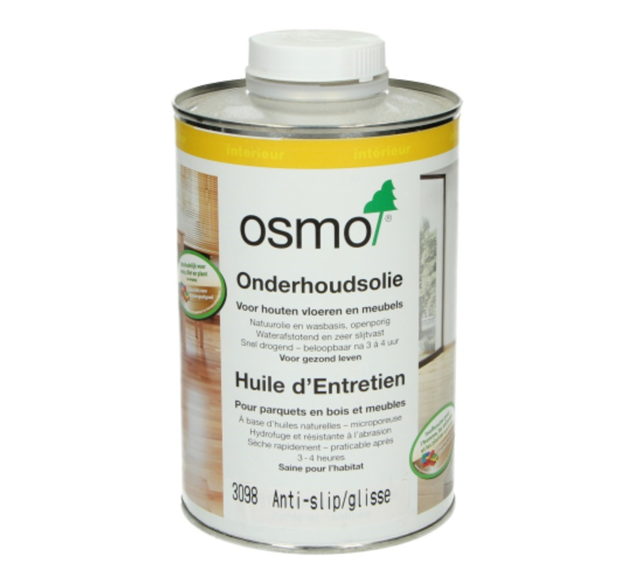 OSMO Ondh.olie Kl. semimat Anti-slip R9 3098 1 L