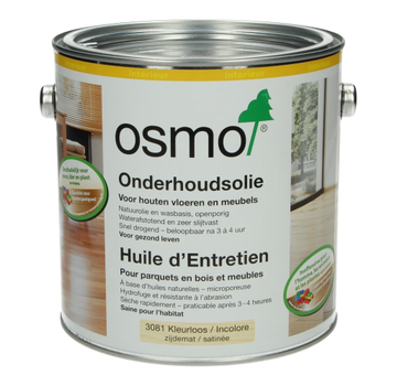 Osmo OSMO Onderhoudsolie Kleurloos zijdemat 3081 2,5 L