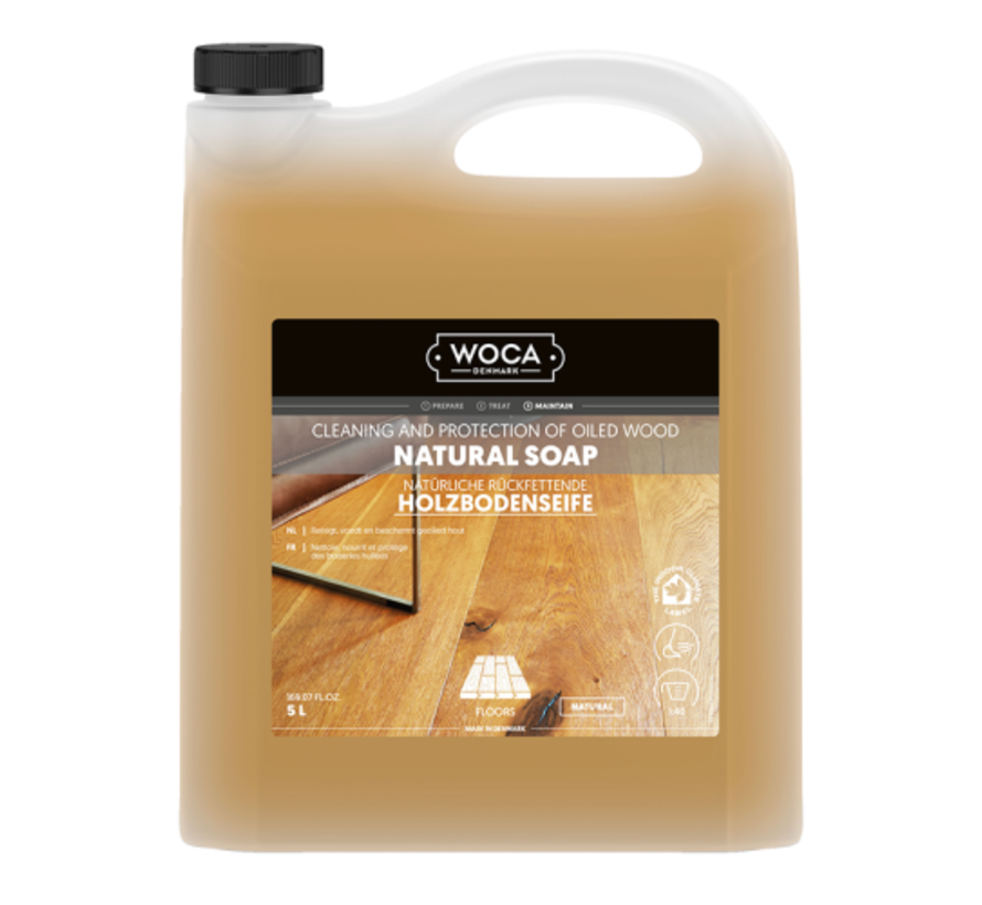 WOCA Zeep Naturel 5 L