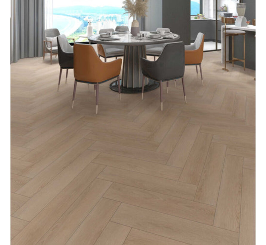 The Royals Visgraat PVC Click - Grimaldi Oak