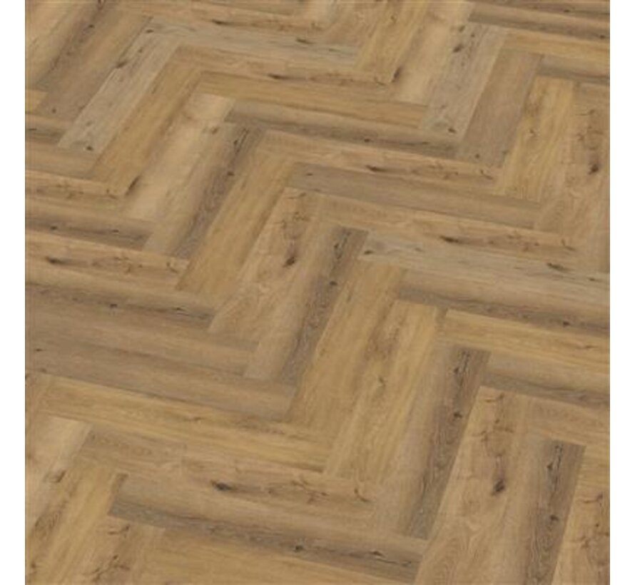 Floorlife Yup Herringbone dryback dark oak