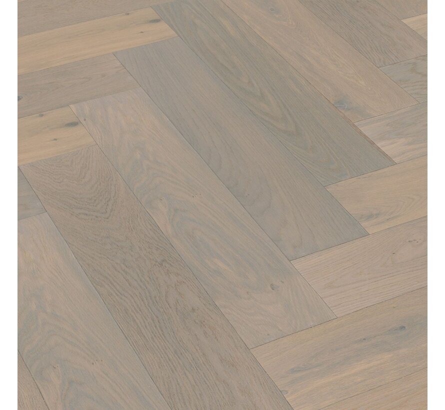 Floorlife | Beverly Hills visgraat rustiek dubbel gerookt wit 4104