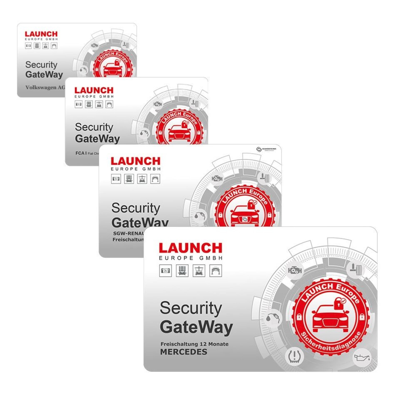 Launch Launch Secure Gateway Pakket (FCA, MB, Renault, VAG)