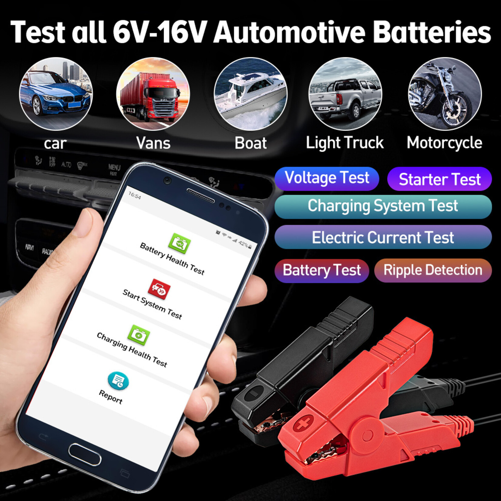 Launch Launch BST360 Car Bluetooth Battery Tester
