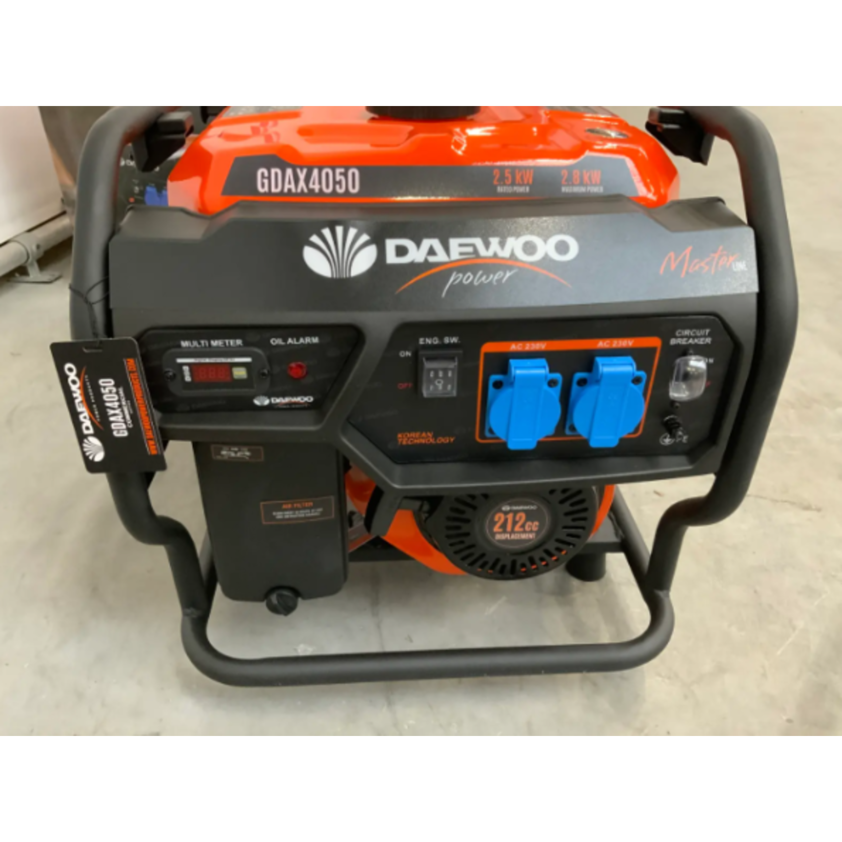Daewoo GDAX4050 – Groupe électrogène 2,5 kW