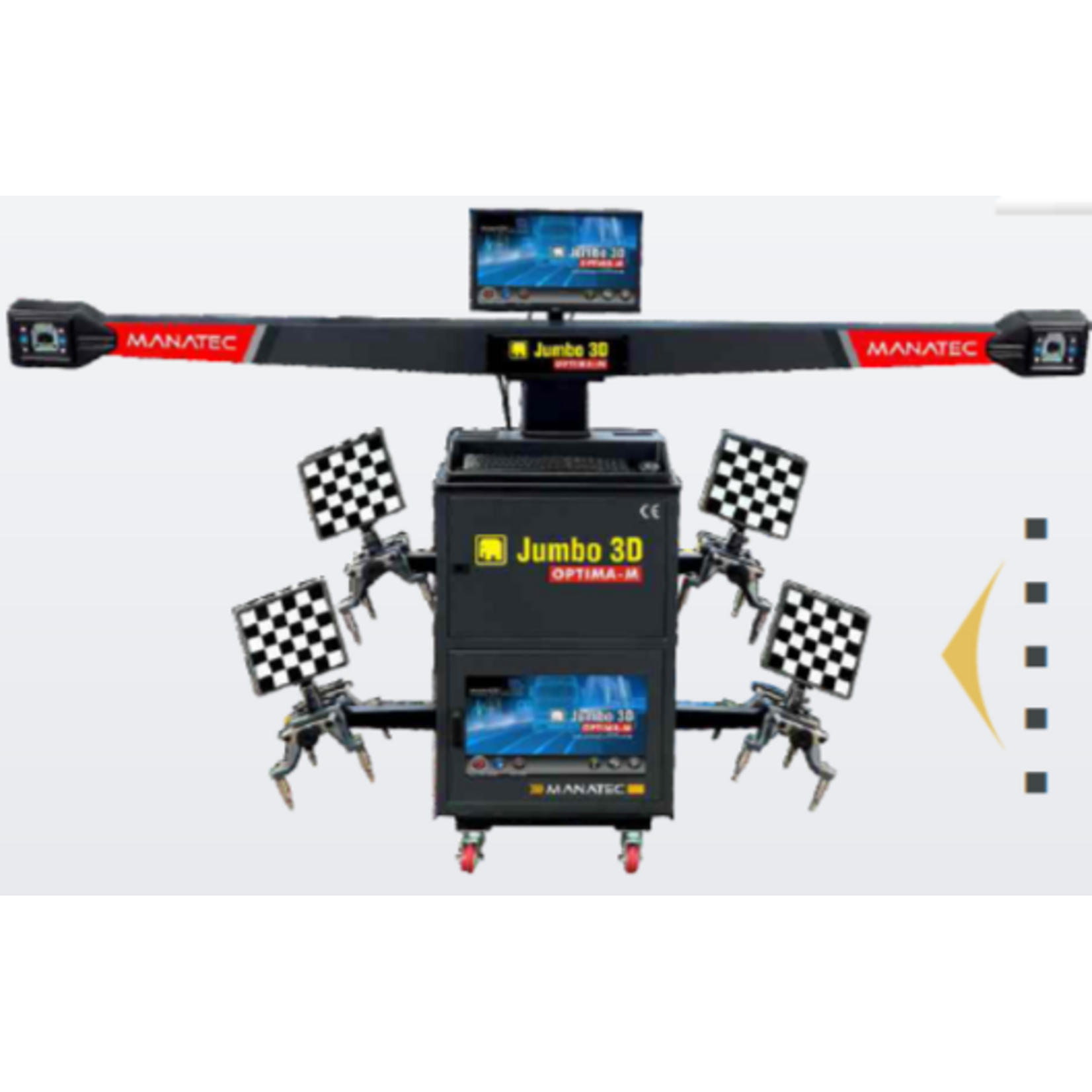 Manatec MANATEC JUMBO 3D – DEMO UNIT Wieluitlijner voor vrachtwagens, trailers en bussen