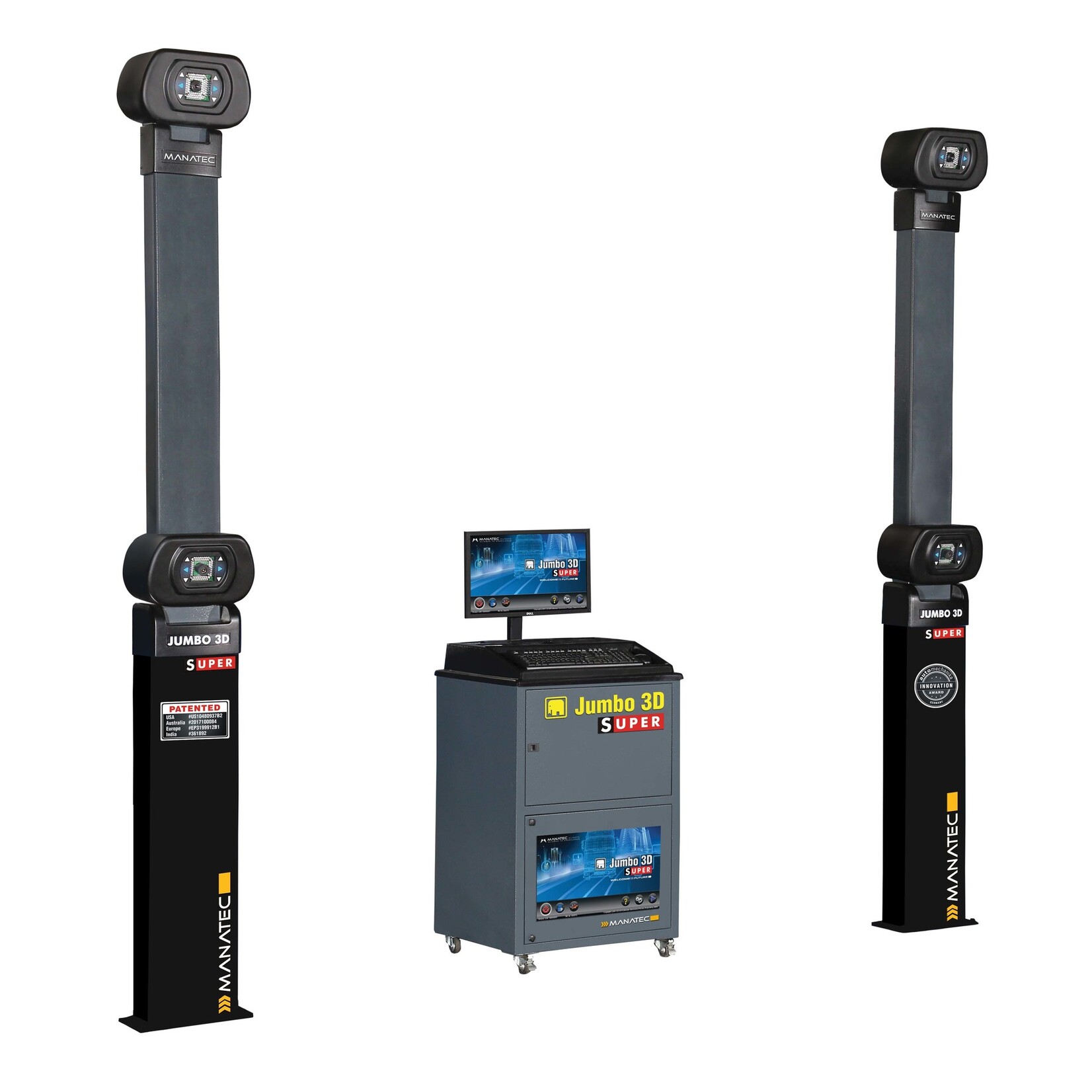 Manatec MANATEC JUMBO 3D – DEMO UNIT Wieluitlijner voor vrachtwagens, trailers en bussen