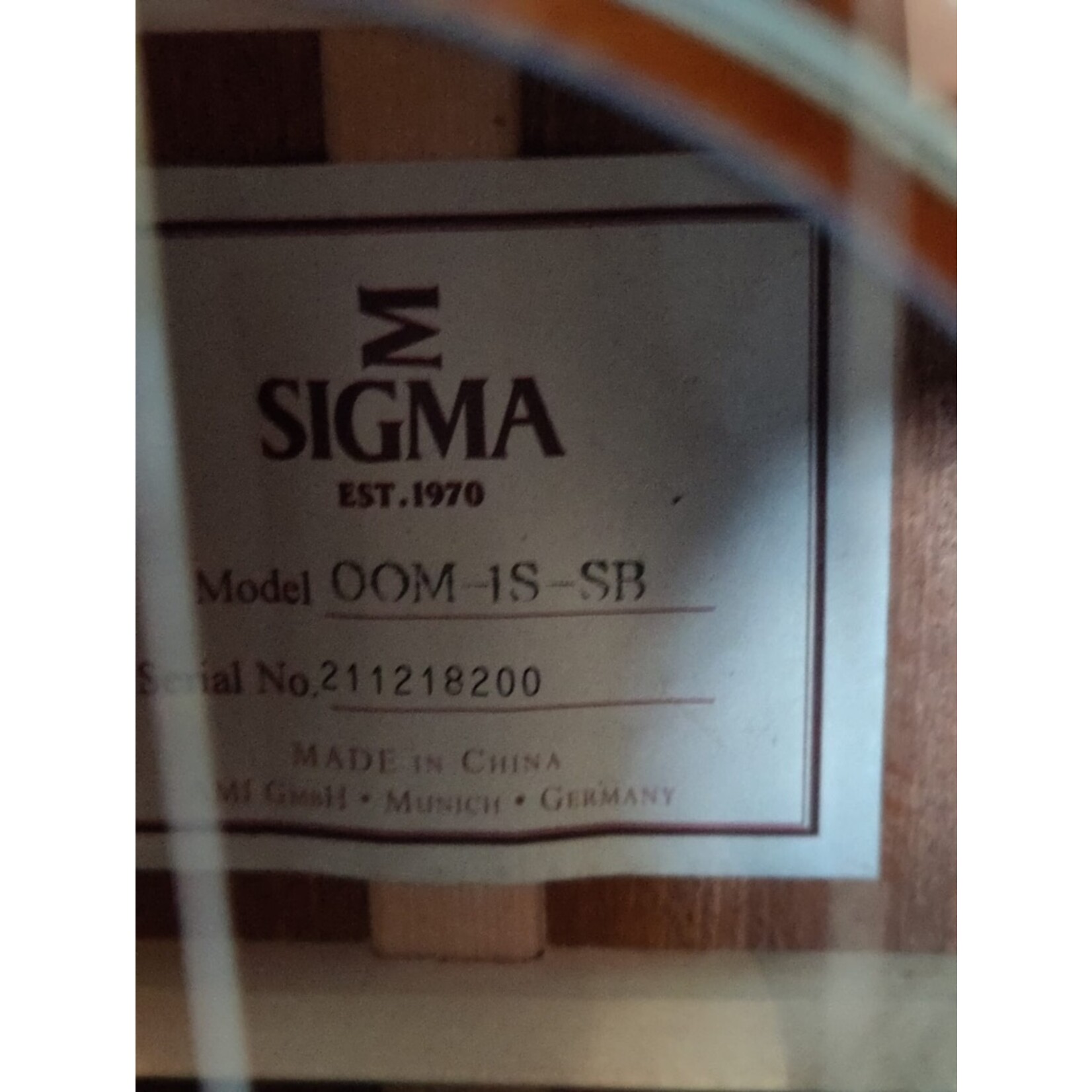 Sigma Sigma ST Serie SDM-STE All Solid with fishman pickup and softcase