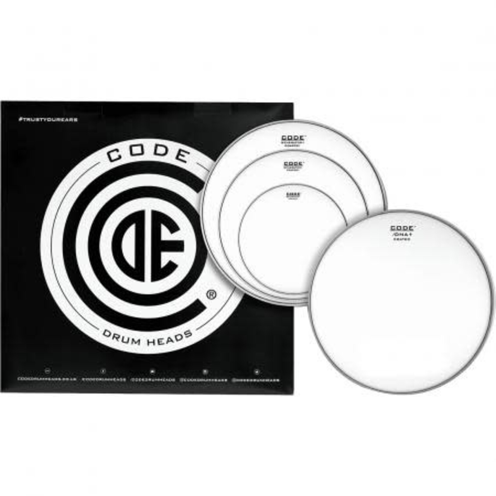 Code CODE DRUMHEADS 10“;, 12“;, 14“; coated + 14“; DNA, Generator Fusion Pack