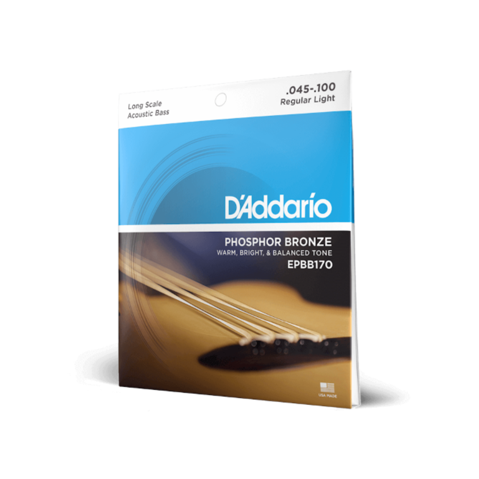 D’Addario D'addario Phosphor bronze acoustic bass strings long scale 045-100 EPBB170