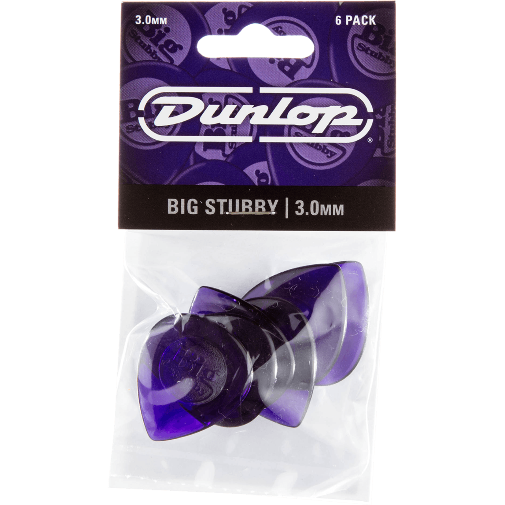 Dunlop Dunlop Big Stubby 3mm pack of 6