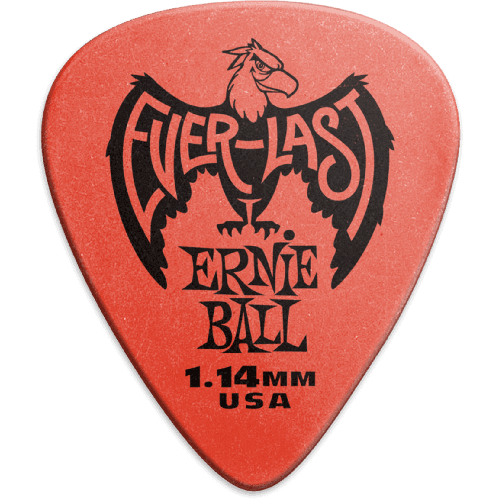 Ernie Ball ERNIE BALL Everlast Plectrum  AEB 9194 Zakje met 12 rood 1,14mm