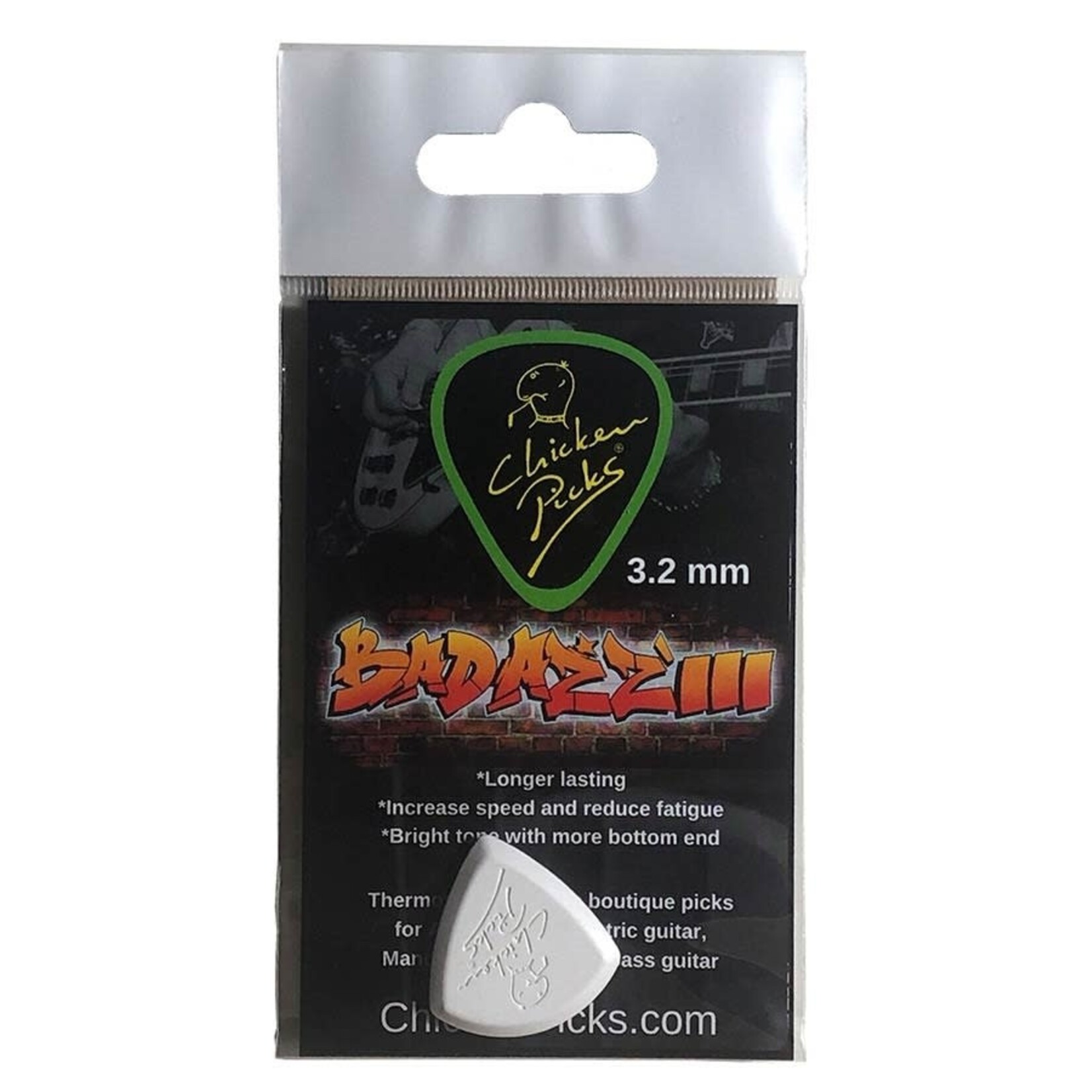 ChickenPicks ChickenPicks Badazz III 3.2mm guitar pick