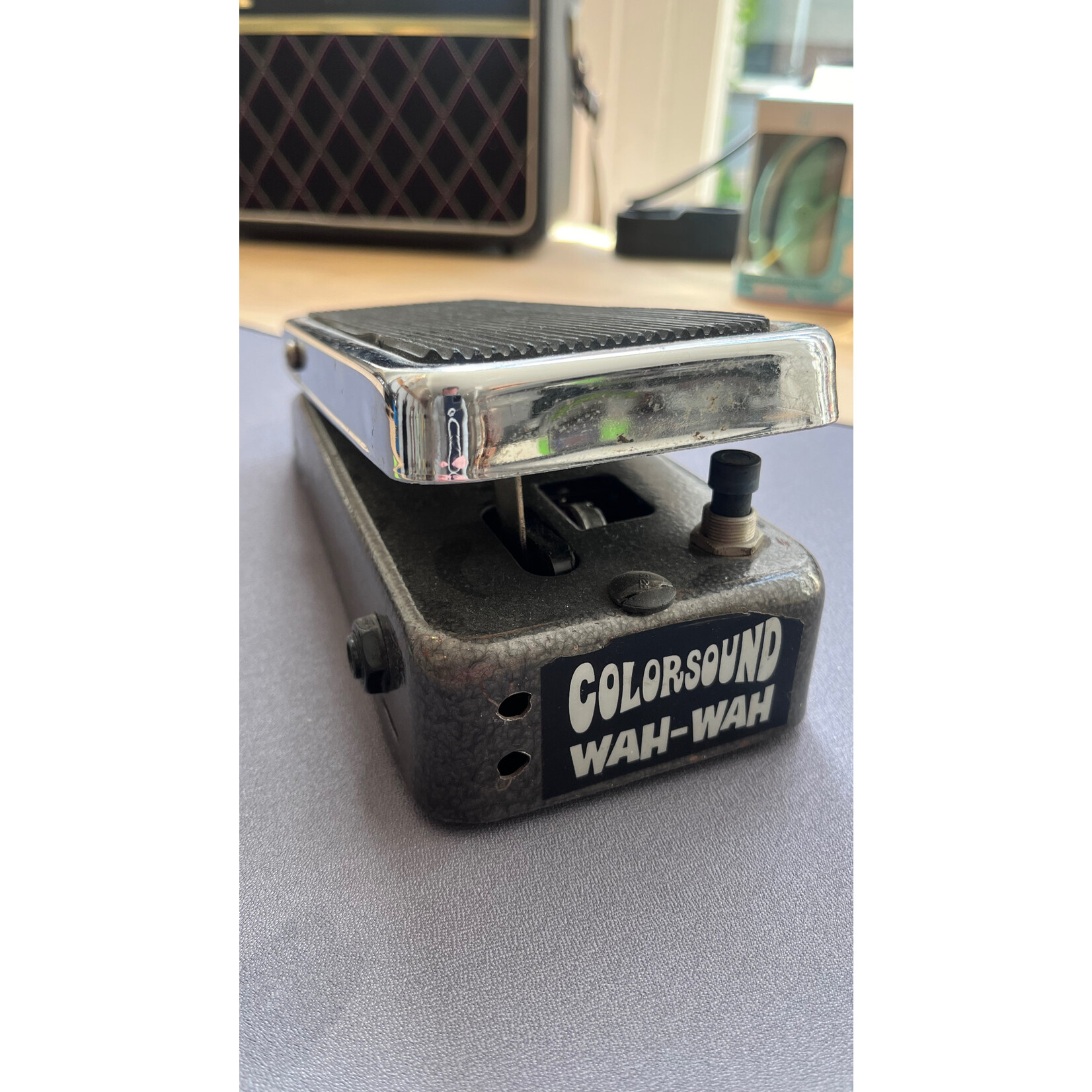 Colorsound Colorsound Wah, grey, vintage pedal, made in UK