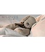 Comforter organic cotton - grey Puppy - 30 cm