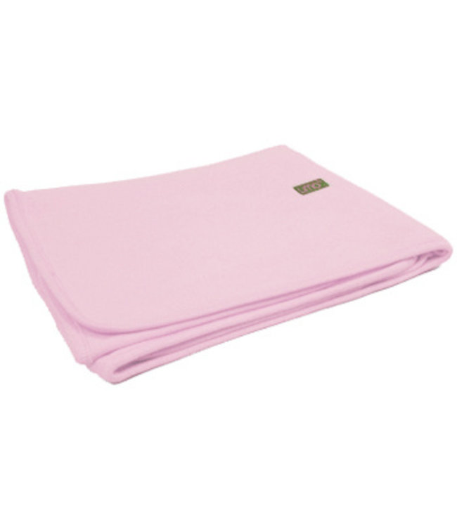 Baby blanket organic cotton pink Limobasics