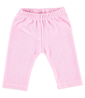 Limo basics Broek velours roze 50-56, 74-80