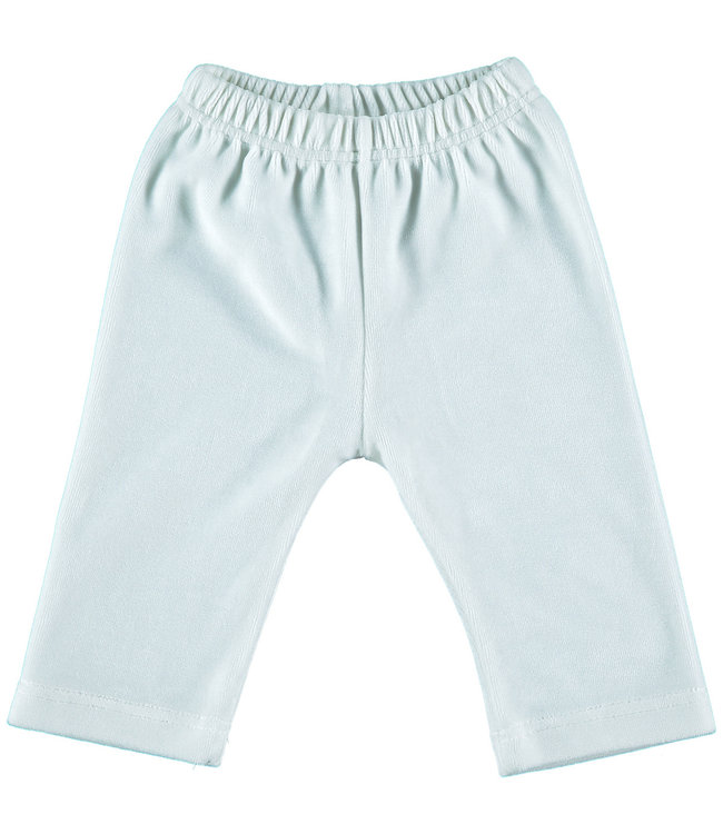 Baby trousers velour white 62-68