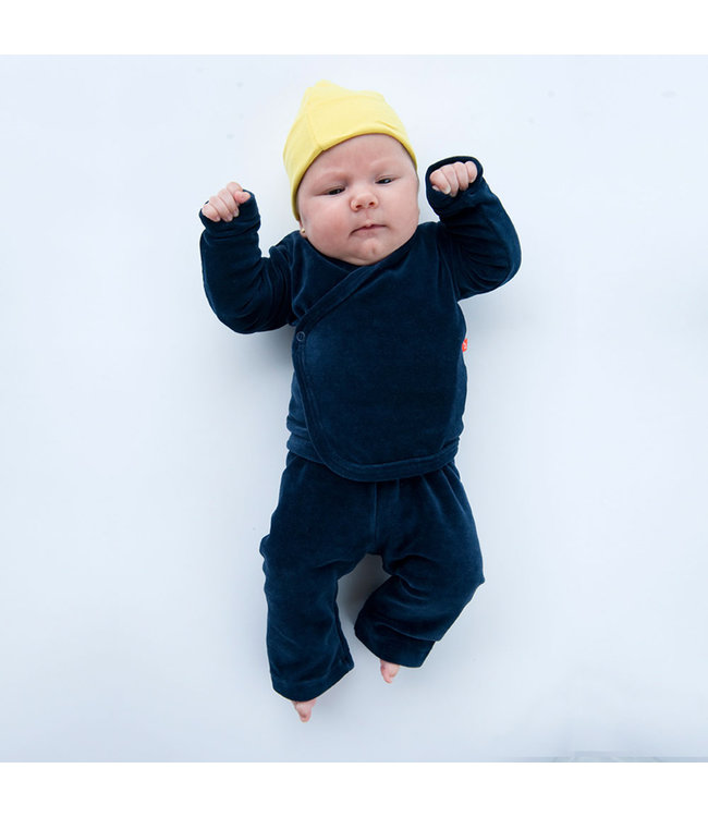 Baby trousers velour white 62-68, 74-80