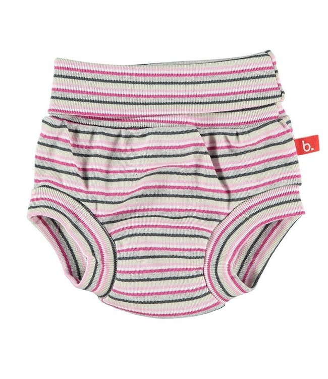 Baby boxer pink stripes 62-68 organic cotton