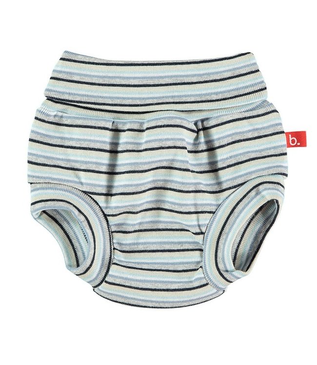 Baby boxer blue stripes organic cotton 62-68