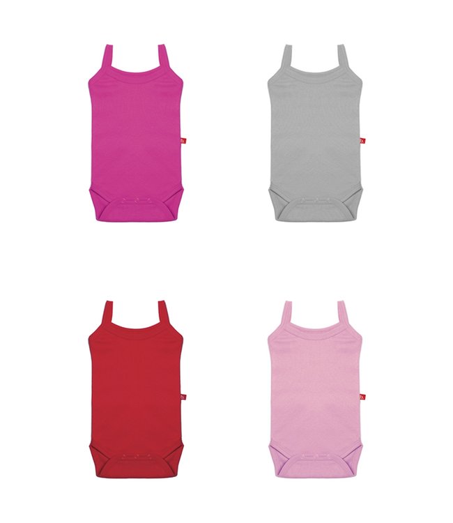 Baby body spaghetti straps pink 74-80