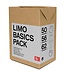 Limobasics Pack lichtgrijs (trui, broek, muts, slab), maat 50