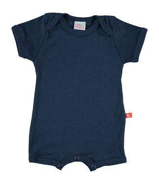 Limo basics Summersuit / baby body organic cotton dark blue 50-56